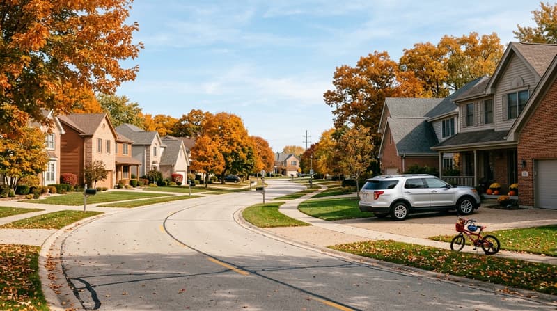 Bloomfield West, Bolingbrook, IL, illustrative neighborhood scene