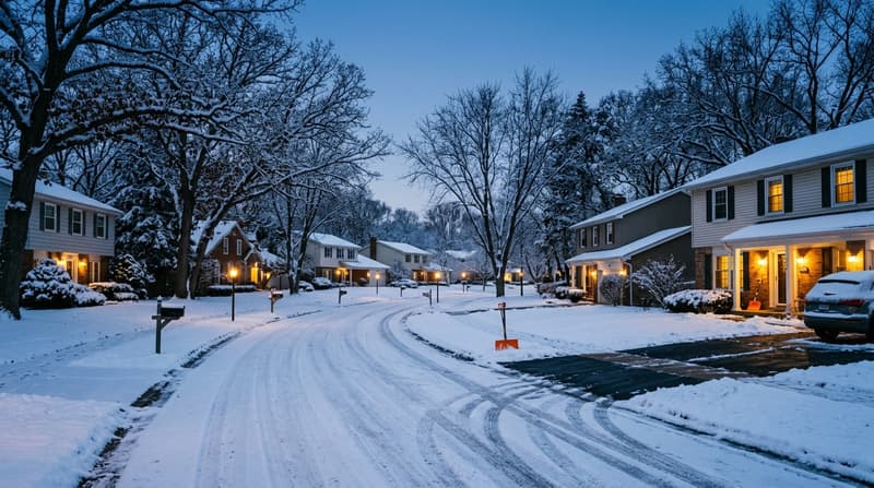 Century Oaks, Elgin, IL, illustrative neighborhood scene