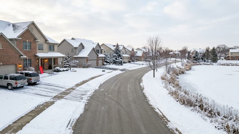 Crystal Creek, Mokena, IL, illustrative neighborhood scene