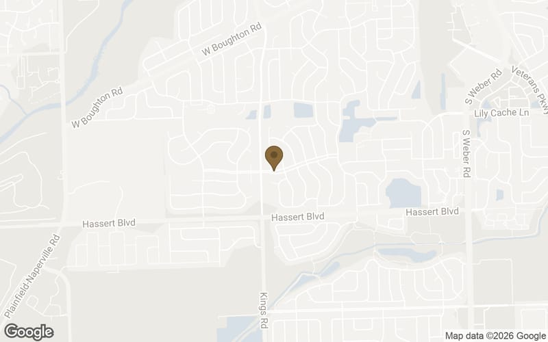 Map of Augusta Village in Bolingbrook