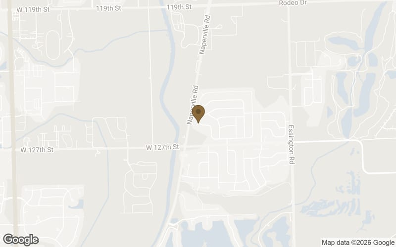 Map of River Hills in Bolingbrook