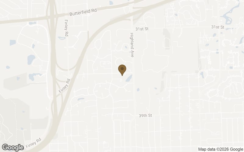 Map of Orchard Brook in Downers Grove