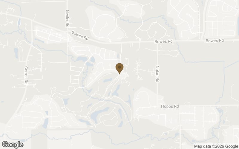 Map of Bowes Creek Country Club in Elgin