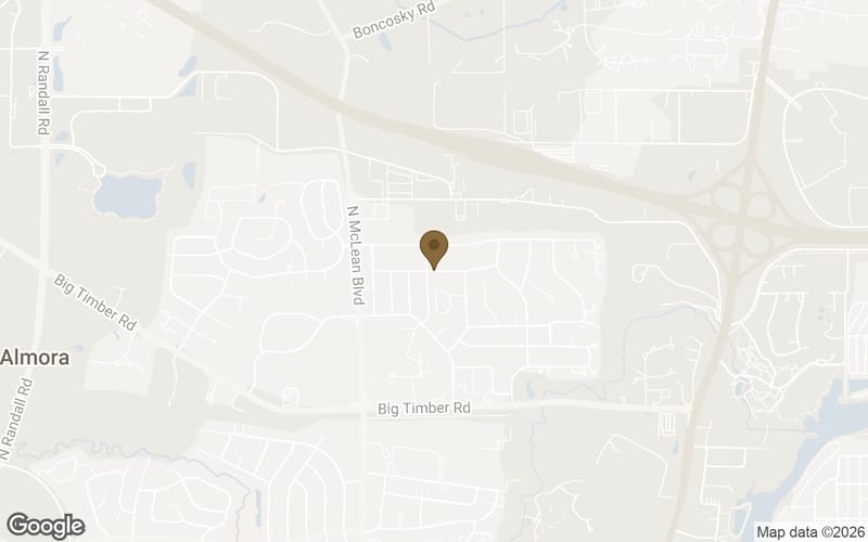 Map of Century Oaks in Elgin