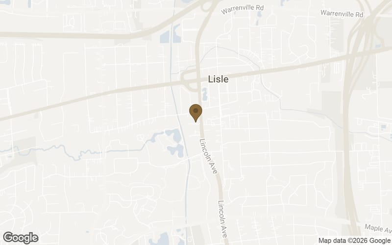 Map of Downtown Lisle in Lisle