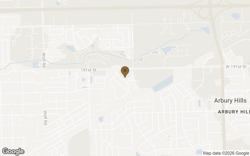 Map of Manchester Cove in Mokena
