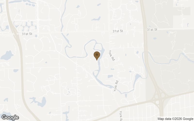 Map of Fullersburg in Oak Brook