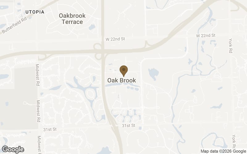 Map of Ginger Creek in Oak Brook
